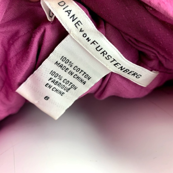 Diane von Furstenberg Kasi Plum Dress 6 - Picture 5 of 7